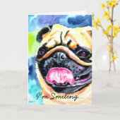 Wenskaart Kaart (Gele Bloem)