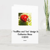 Wenskaart Kaart (Achterkant)