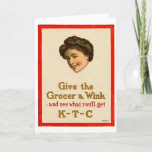 wenskaart "Kellogg's Cereal Advertisement" Kaart