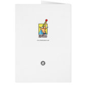 Wenskaart kerstHumor (Achterkant)