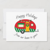  Wenskaart kerstkampaanhangwagen (Voorkant)