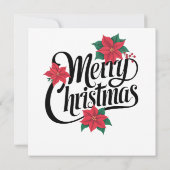 Wenskaart kerstversiering (Achterkant)