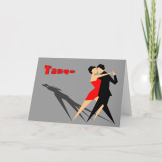 wenskaart kubieke tango kaart