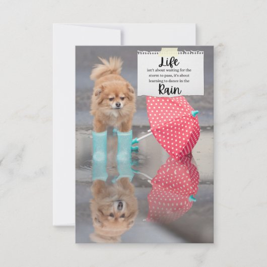 Wenskaart - Levensduur Bedankkaart (Voorkant)