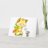 Wenskaart - Liefde, vriendschap, familie Bedankkaart (Voorkant)