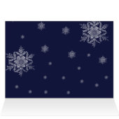 Wenskaart met blauwe rendieren (Binnen Horizontaal (Boven))