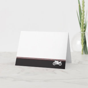 Wenskaart met Cafe Racer Foto Motorcycle Kaart