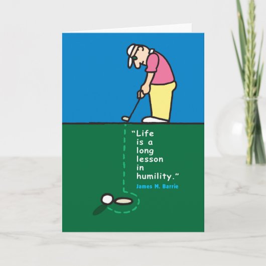 Wenskaart met golferillustratie kaart (Voorkant)