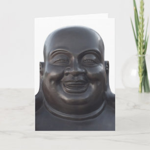 Wenskaart met Hoofd van Boedha Kaart