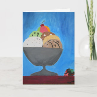 Wenskaart met "Ice Cream" door Amber Larsen Kaart