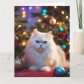 Wenskaart met kerstbeklimming kaart (Voorkant)