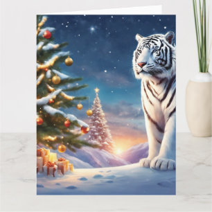 Wenskaart met kerstbeklimming kaart