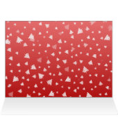 Wenskaart met kerstbomen (Binnen Horizontaal (Boven))