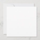 Wenskaart met kerstflatpanel kaart (Achterkant)