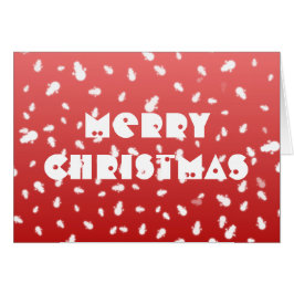 Wenskaart met Kerstmis Snowman