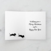 Wenskaart met klaploper kaart (Binnen)