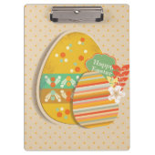 Wenskaart met paasei-symbool klembord (Voorkant)
