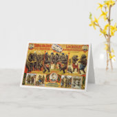 Wenskaart met Ringling Bro's Poster Print Kaart (Gele Bloem)