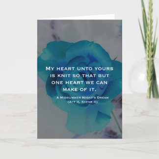 Wenskaart 'Mijn hart is met het jouwe verbonden' Kaart