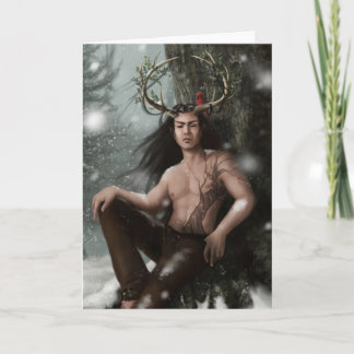 wenskaart "Mistletoe" Kaart