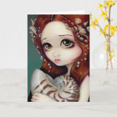 wenskaart "Nautilus Princess" Kaart (Gele Bloem)