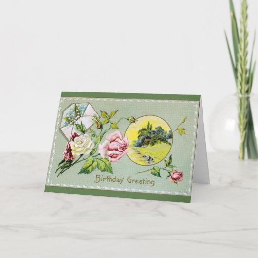 Wenskaart op de geboorte Kaart (Voorkant)