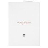 wenskaart op de veranda (Achterkant)