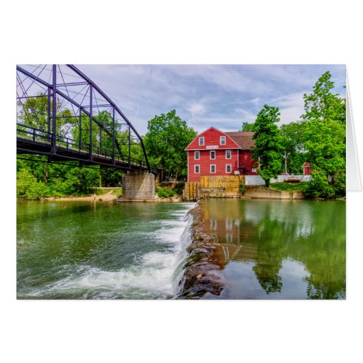 Wenskaart over waterval in de hele oorlog (Voorkant Horizontaal)