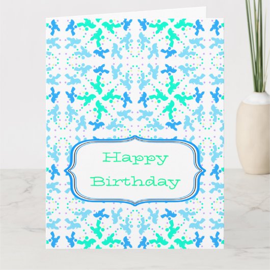 Wenskaart Patroonbalk Kaart (Voorkant)