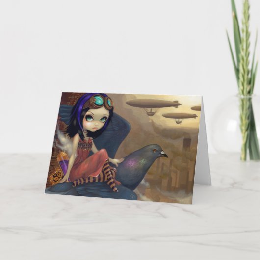 wenskaart "Poe's Flight" Kaart (Voorkant)