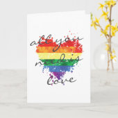 Wenskaart Regenboog Hart- alles wat je nodig hebt Kaart (Gele Bloem)