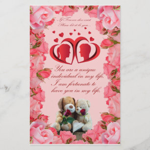 Wenskaart Romantic Quote Flyer
