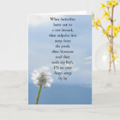 Wenskaart Rouw vers Kaart (Gele Bloem)