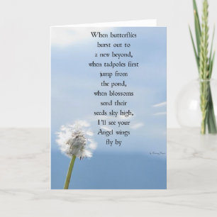 Wenskaart Rouw vers Kaart