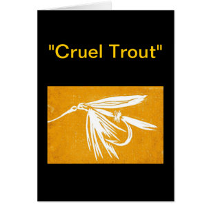 wenskaart "Ruwe forel"