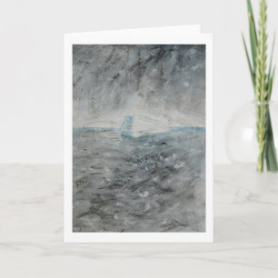 Wenskaart - schilderij "Iceberg" Kaart