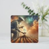 wenskaart "Seeds of Hope" Kaart (Staand voorkant)