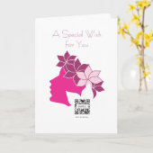 Wenskaart Sjabloon Aphrodite Spa & Boutique (Gele Bloem)