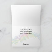 Wenskaart Sjabloon Huis makelaars (Binnen)