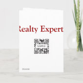 Wenskaart Sjabloon Realty Experts (Achterkant)