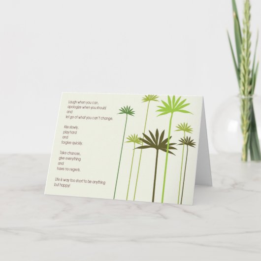 Wenskaart Speciale zinnen Kaart (Voorkant)