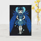 wenskaart "Starshine" Kaart (Gele Bloem)