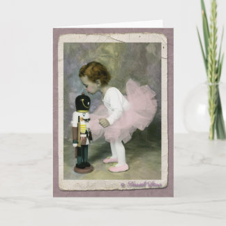 wenskaart "Sugar Plum Kiss" Feestdagen Kaart