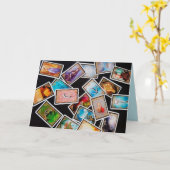 wenskaart tarotkaarten kaart (Gele Bloem)