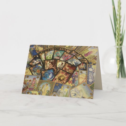 wenskaart tarotkaarten kaart (Voorkant)