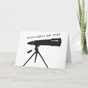 Wenskaart telescopen kaart