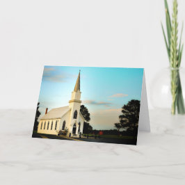 Wenskaart - Texas Country Church Kaart