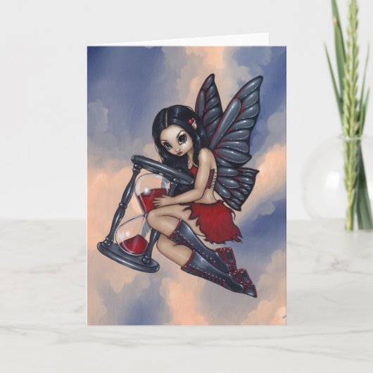 wenskaart "Time Flies" Kaart (Voorkant)