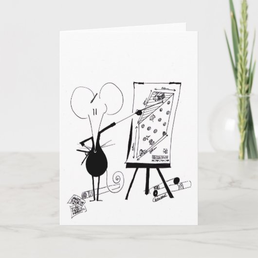 Wenskaart van architecten kaart (Voorkant)