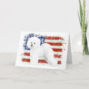 Wenskaart van Bichon Frise Kaart